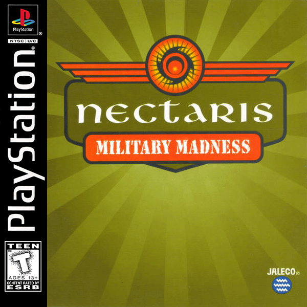 Nectaris Military Madness box art for Playstation